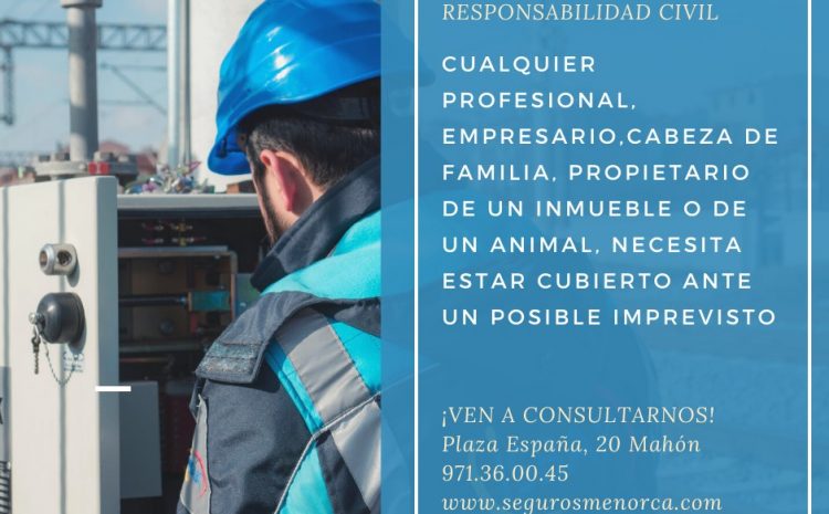  Seguro Responsabilidad Civil Menorca