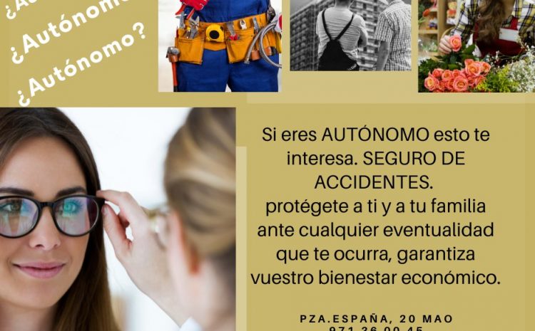  Seguro accidentes autónomos menorca