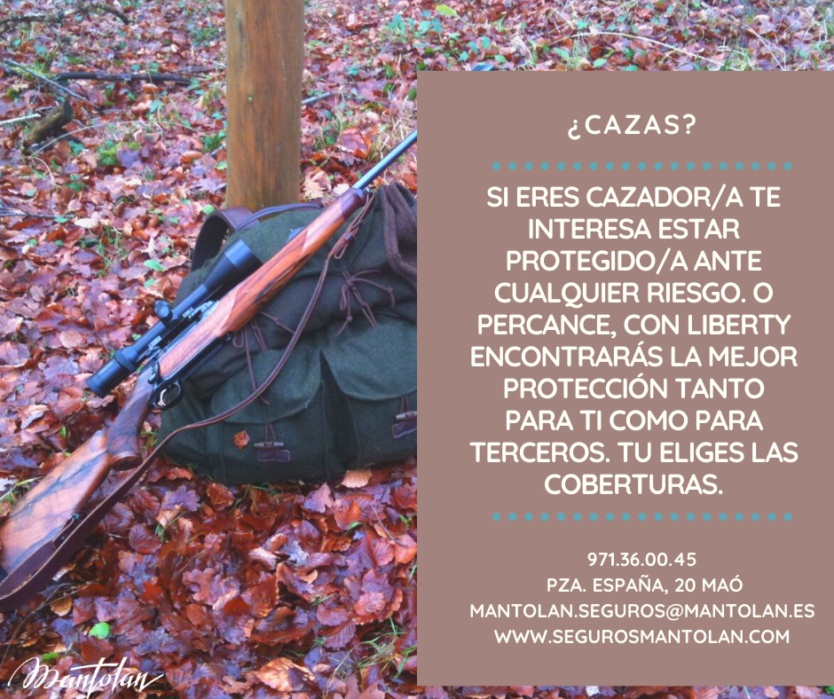 Seguros caza Menorca