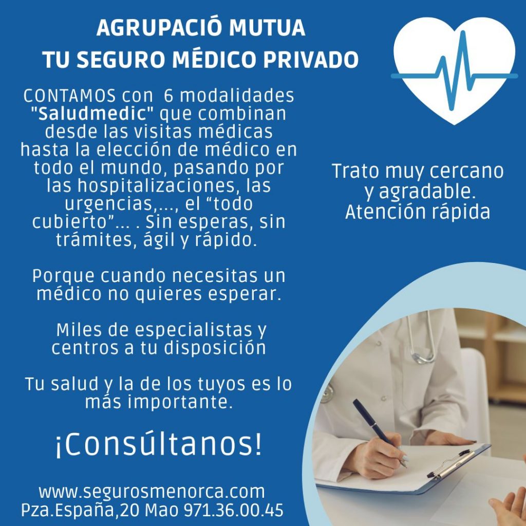 Seguro médico Menorca