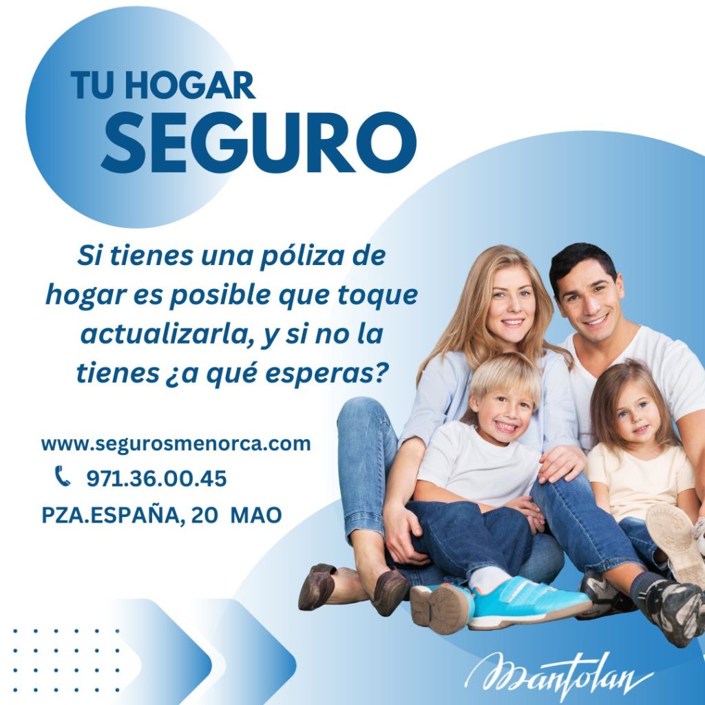 Seguro hogar Menorca